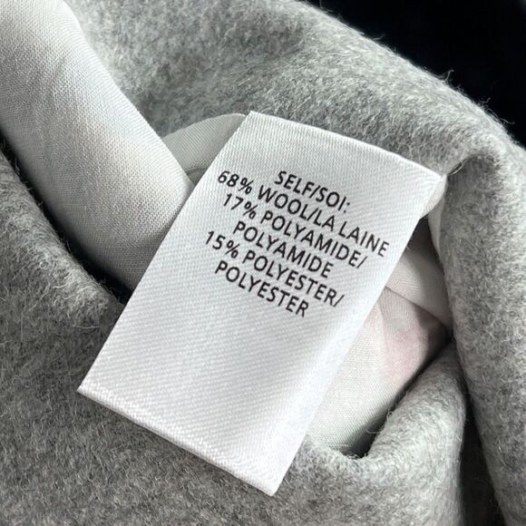 Tanya Taylor Women's M/L Grey And Floral Cadence Wool-Blend Robe Coat NWT $765‎ - Picture 11 of 13